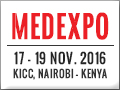 MEDEXPO AFRICA - KENYA 2016, 19th International Medical and Healthcare Products & Equipment Trade Exhibition will take place at The Kenyatta International Conference Center, Nairobi , Kenya, from the 17 - 19 November, 2016.